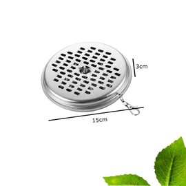 Esforzarse 4 Pcs Stainless Steel Mosquito Spool Holder Mosquito Coil Tray, Mosquito Coil Holder, Hangable Mosquito Coils Holders(15 x 3 cm,Silver)