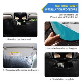 YYZZH Sea Turtle in Hawaii Ocean Car Windshield Sun Shade Block UV Rays Sun Visor Protector Accordion Folding Sunshade Keep Vehicle Cool&Damage Free, Easy to Use, Fits Windshields of Various Sizes