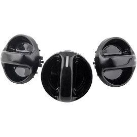 Unbranded For Toyota Tundra Truck 2000-2006 Control Knobs Dials Heater A/C Fan Set of 3