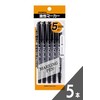 P-MO-120-MC-BK5 Permanent Pen, Mackie, Extra Fine Point, Black, 5 Pens