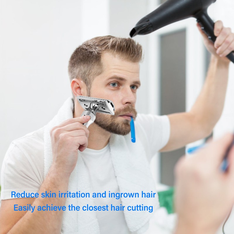 Double Edge Safety Trimmer Fine Cutting Washable Metal Manual Clipper