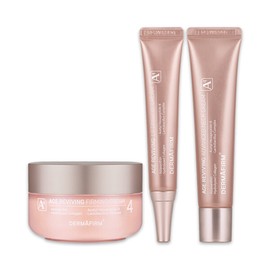 Dermaplum (현대홈쇼핑)더마펌 에이지 리바이빙 안티에이징 A4 라인 크림+아이크림+넥크림 (Hyundai Home Shopping) Dermafirm Age Reviving Anti-Aging A4 Line Cream + Eye Cream + Neck Cream