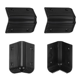 MECCANIXITY 4 Pcs Speaker Cabinet Corners Protector 40x40x79mm Plastic Stackable Guard Wrap Angle Case Edge Box Protection for Stage DJ Audio Sound Case