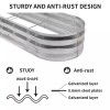 GADI Raised Garden Bed Kit for Vegetables Flower Galvanized Metal
