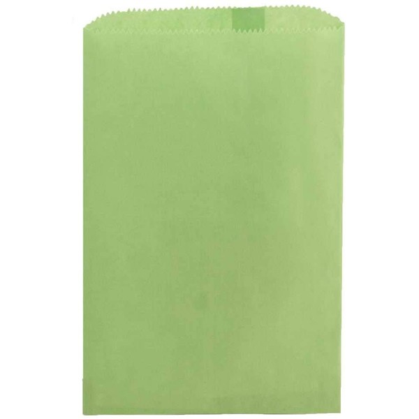 Hygloss Products Paper Bags – 100 Pinch Bottom Colorful Arts and Crafts Bags-12x15-Inch, Lime Green