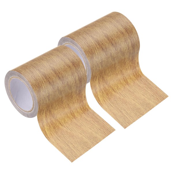 PATIKIL Wood Grain Tape 3.1" x 15 Ft, 2 Pcs