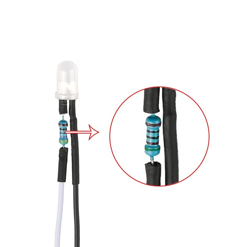 YIXISI 100 PCS 3mm LED Diodes Light with Diffused Colored
