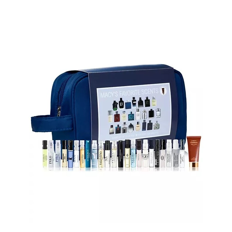 Spray Best Holiday Macys' 25-Pc. Fragrance Sampler Set For Him