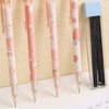 6 Pieces Mechanical Pencils Set Automatic Mechanical Pencils Peach Mechanical