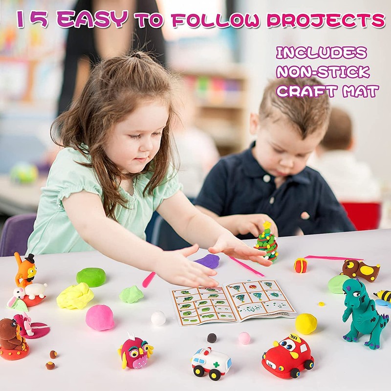 CiaraQ Modeling Clay Kit - 36 Colors Air Dry Ultra