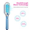 Hair Straightener Brush Ice Therapy Professional Negative Ion Cold Wind