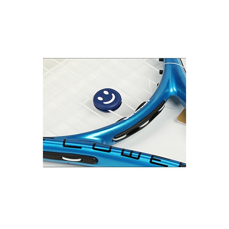 Senston Tennis Racket Silicone Vibration Dampeners Smile Face-Fit in Your