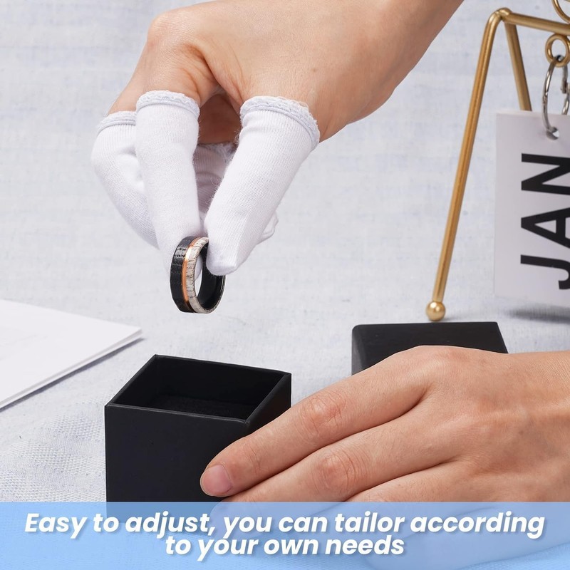 White Cloth Finger Covers, 50 Pieces, Finger Sacks, Hand Eczema,