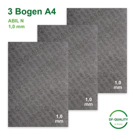 DF Quality ABIL N 3 Sheet Sealing Paper - Oil and Petrol Resistant - Oil Resistant Sealing Paper - Versatile - Sealing Paper Motor - Max. Pressure: 10 Bar - A4 Format 297 x 210 mm (1.0)