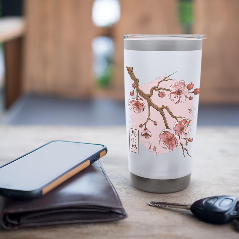 Sakura, Cherry Blossom Tree, Sakura Stainless Steel Insulated Tumbler