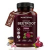 Beetroot Capsules 5100mg – High Strength Beetroot Supplement with Black