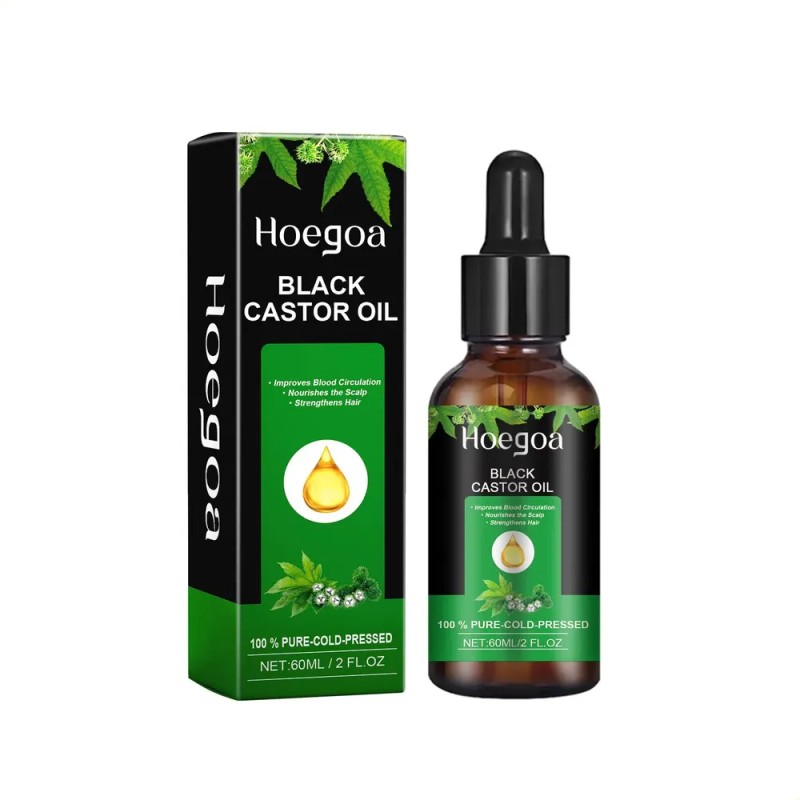 Paquete Único De Aceite De Ricino Negro Multiefecto Hoegoa