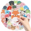 HNTR Animal Stickers | 50 Adorable and Cute Decals
