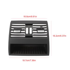 Konuooer Rear Ventilation Grille Compatible with F10 F11 Air Grille Centre Console Air Vent Grille 5 Series 520 523 525 528 530 535 550 M5 2010-2016 64229172167