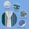 FANLI - Cortinas opacas con diseño de arco iris degradado,