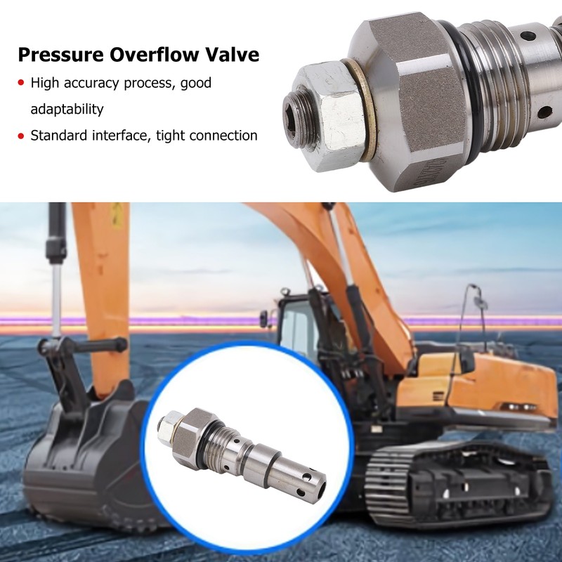Pressure Relief Valve Metal Overflow Valve EX200‑2 3 Replacement for