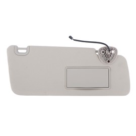 labwork Gray Sun Visor Passenger Side with Mirror and Light Replacement for Ram 1500 2500 3500 2013-2018 1VF24BD1AD