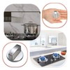 Lunyloer Gas Stove Knob, 6 Pcs 6MM Universal Gas Hob