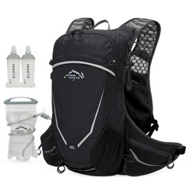 IX INOXTO 16L Hydration Backpack with Free 2-Liter Water Bladder The Lightweight Hydration Pack for Cycling (Black)