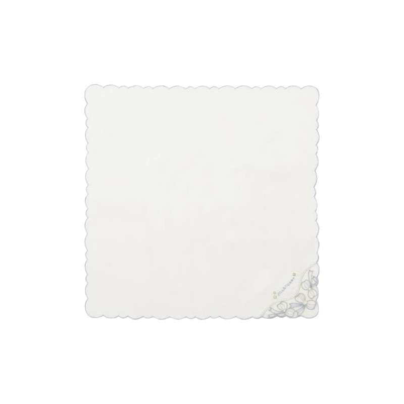 Jill Stuart 09101208 Handkerchief Women's Embroidered Handkerchief, Women's Ribbon Pattern,
