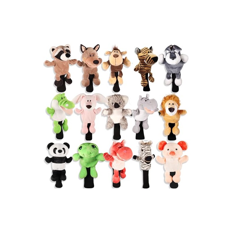 SHABIER Plush Novelty Animal Golf Driver Head Cover for 460cc
