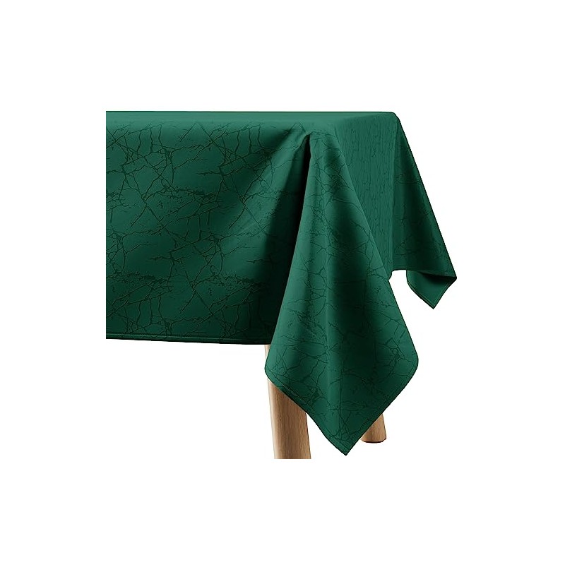 Filumi Tablecloth 120 x 160 cm Dark Green Washable for