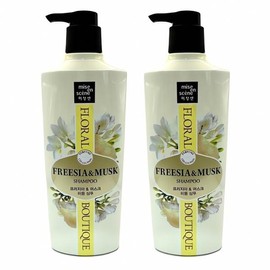Mise-en-scène Freesia Musk Shampoo 650ml x 2 Hair Care Hair Cleansing Foam Deodorizing Scalp Care Cash on Delivery or Pay upon Order / 미쟝센 프리지아 머스크 샴푸 650ml 2개 헤어 케어 모발 정 거품 탈취 두피 관리 착불 또는 주문시 결제