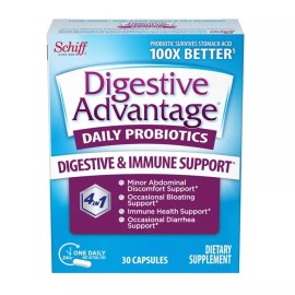Schiff Digestive Advantage Daily Probiotic Capsules 30ct