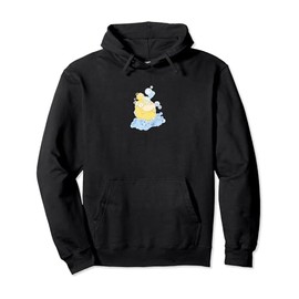 Adorable rubber duck takes a self care bubble bath Pullover Hoodie