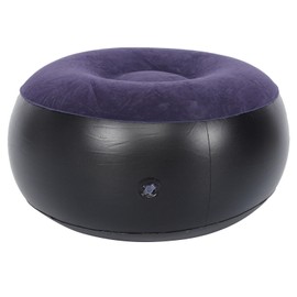 Foot Stools and Ottomans, Inflatable Ottoman Inflatable Home Air Mattress Portable IndoorOutdoor for Patio Garden Camping or Home-Palm