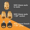 M MINGLE Pressure Washer Hose 50 FT x 1/4" -