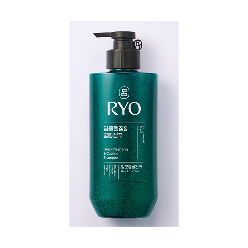 려 청아 딥 클렌징 앤 쿨링 탈모증상완화 샴푸 시트러스향, 480ml,