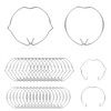 Roosea Pack of 30 Retaining Spring Rings for 50 mm