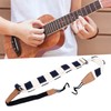 Ukelele Strap Non Drilling Adjustable Cotton Ukulele Belt Double Hook