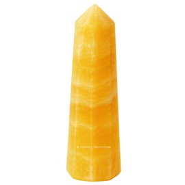 Yellow Calcite Crystal Towers ~ Healing Crystal (3" to 4" INCH)