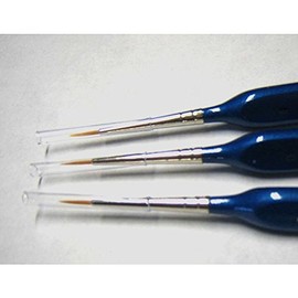 Brush 888 Synthetic Golden Sable Hair Size 3/0 170011 Pack of 3