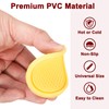 sourcing map 4pcs Car Cup Coasters Universal PVC Car Cup