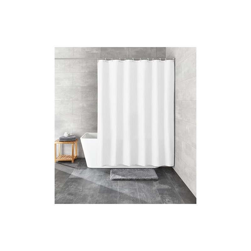 Kleine Wolke SANNA Textile Shower Curtain in White with 240
