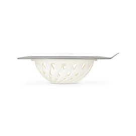 Full Circle Sinksational Sink Strainer with Stopper, Plastic, Grey, Sink Strainer with