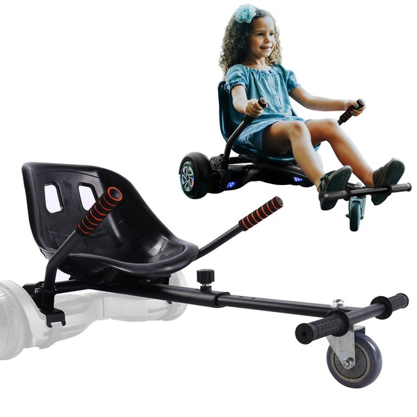 KKA Hoverboard seat Attachment for 6.5”-10” Hoverboard, go Kart Conversion