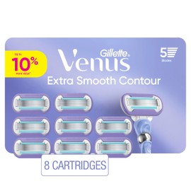 Venus Deluxe Smooth Swirl Women's Razor Blade Refills, 8 Count