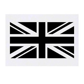 'Union Jack Flag' Temporary Tattoo - Water Resistant, Skin-Safe, Non-Toxic Transfer (TO00021565)