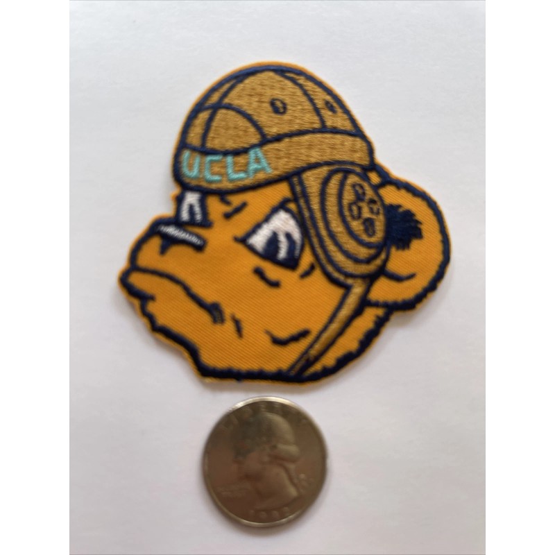 UCLA Bruins Vintage Embroidered Iron On Patch (Old Stock) 2.5”