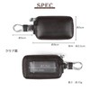 imeetu Key Case, Smart Key Case with Carabiner, 2 Rooms,