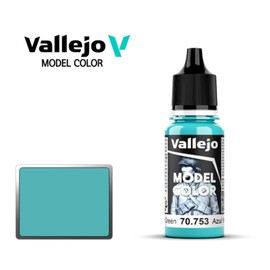 Vallejo New Model Color Light Blue Green 70753 (068) Acrylic Paint 18ml / 바예호 뉴모델컬러 Light Blue Green 70753 (068) 아크릴도료 18ml